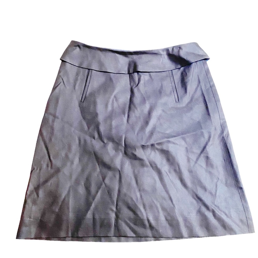 MARC Marc Jacobs Black WOOL Solid SKIRT Back Zipper Size 6 Lined Pocket RN103927